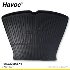 Килимок HAVOC 3D у багажник Tesla Model Y I, дорестайлінг 2020–2024