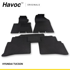 Оригінальні гумові килимки в салон Hyundai Tucson з 2015 HAVOC, повний комплект