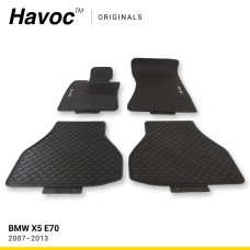 BMW X5 E70 2007–2013 Оригінальні килимки HAVOC гумові в салон повний комплект