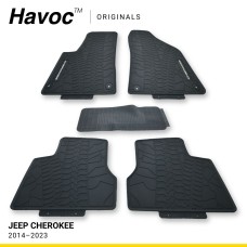 Оригінальні гумові килимки в салон Jeep Cherokee 2014–2023 HAVOC