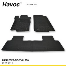 Оригінальні гумові килимки в салон Mercedes-Benz GL 350 2009–2015 HAVOC