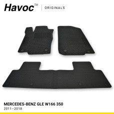 Оригінальні гумові килимки в салон Mercedes-Benz GLE W166 350 2011–2018 HAVOC