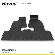 Килимки Tesla Model X 2016–2021 5 місць HAVOC Originals