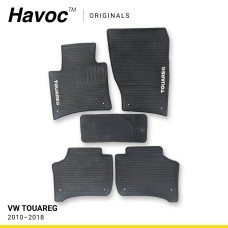 Оригінальні гумові килимки в салон VW Touareg 2010 по 2018 HAVOC, повний комплект