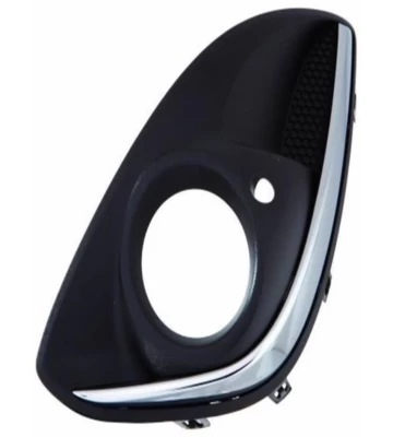 Kratka zderzaka prawa Opel Corsa D 2011-2014, z otworem na światło przeciwmgielne, z chromowaną listwą, AVTM, 1400867, 185225916