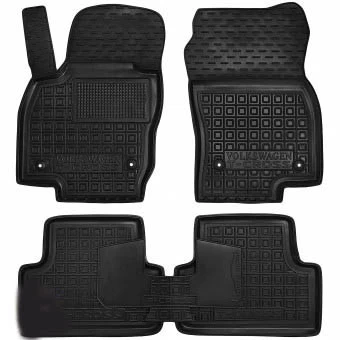 Floor mats for Volkswagen T-Cross 2020-, 5 pcs, Avto-Gumm, 11863 Floor mats for Volkswagen T-Cross 2020-, 5 pcs, Avto-Gumm, 11863