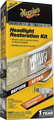 Zestaw do renowacji reflektorów metodą ścierną Meguiars Heavy Duty Headlight Restoration Kit Meguiars G2980