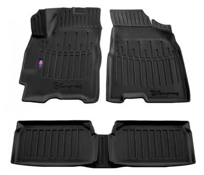 Polyurethane floor mats for Chery Tiggo 2 2016-, with raised edges, 5 pcs, Stingray, 5017015