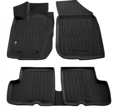 Dywaniki poliuretanowe do Renault Duster 2010-2018, z podwyższonymi rantami, 5 szt., Stingray, 5018235