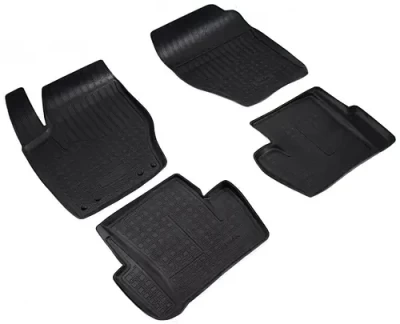 Polyurethane floor mats for Citroen C3 HB 2009-, L.Locker, 222030201