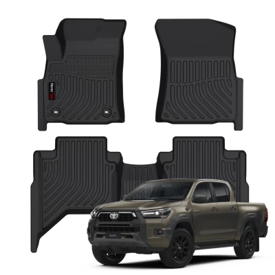 Dywaniki całoroczne do Toyota Hilux Revo 2015–2025 HAVOC™ Maximum Coverage