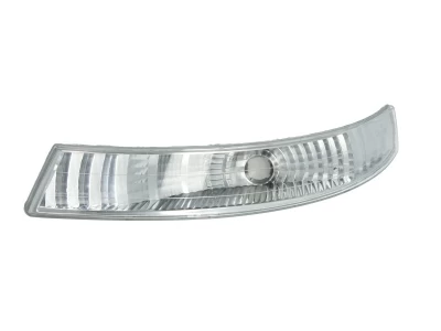 Kierunkowskaz lewy Nissan Primastar/Renault Trafic 2002-2007, pod reflektorem, biały, bez oprawki żarówki, Depo, 551-1608L-UE-C