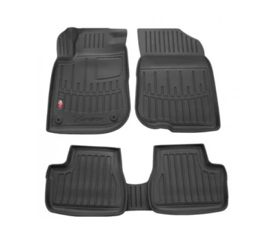 Polyurethane floor mats for Ford S-Max 2006-2014/Galaxy WA6 2006-2015, with raised edges, 4 pcs, Stingray, 5007154