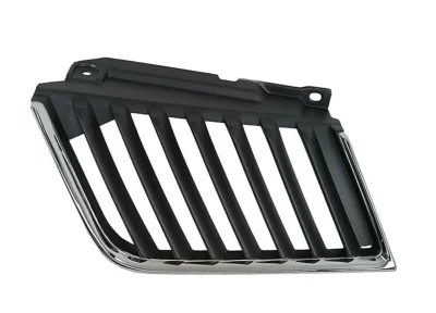 Prawa atrapa chłodnicy Mitsubishi L200 2005-2010, górna, chromowana/czarna, AVTM, 184813994