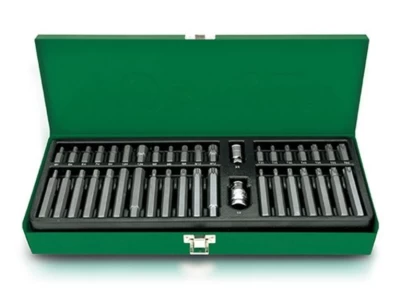 Zestaw bitów 10 mm HEX, TORX, SPLINE 40 szt. TOPTUL GAAD4002