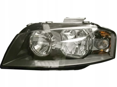 Reflektor przedni lewy Audi A3 2003-2010, regulacja elektryczna, z silniczkiem regulacji wysokości, bez żarówek (H7*2/PY21W/W5W), Depo, 4411164LLDEM Reflektor przedni lewy Audi A3 2003-2010, regulacja elektryczna, z silniczkiem regulacji wysokości, bez żarówek (H7*2/PY21W/W5W), Depo, 4411164LLDEM