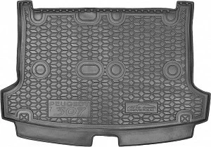Boot mat for Peugeot 307 SW, 5-7 seats, Avto-Gumm 211902 Boot mat for Peugeot 307 SW, 5-7 seats, Avto-Gumm 211902