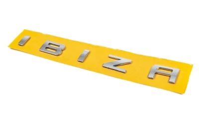 Emblemat z napisem "Ibiza" do Seat Ibiza 2010-2017, 248×18 mm, AVTM, 6459092B