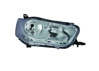 Reflektor przedni lewy Citroen C-Elysee 2013-2017, regulacja elektryczna/ręczna, bez żarówek (H7/H1/PY21W/W21/5W), Depo, 5521142LLDEMN
