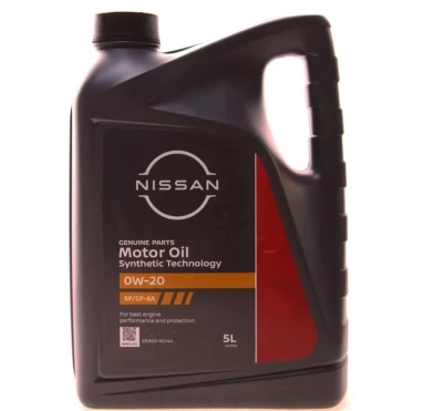 Olej silnikowy Nissan synt technology 0w-20 sp/gf-6a, 5 L Nissan KE90090144