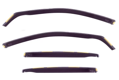 Owiewki szyb montowane w uszczelce do Toyota Corolla 9 HB 2001-2007 5D 4 szt. 29340 Heko