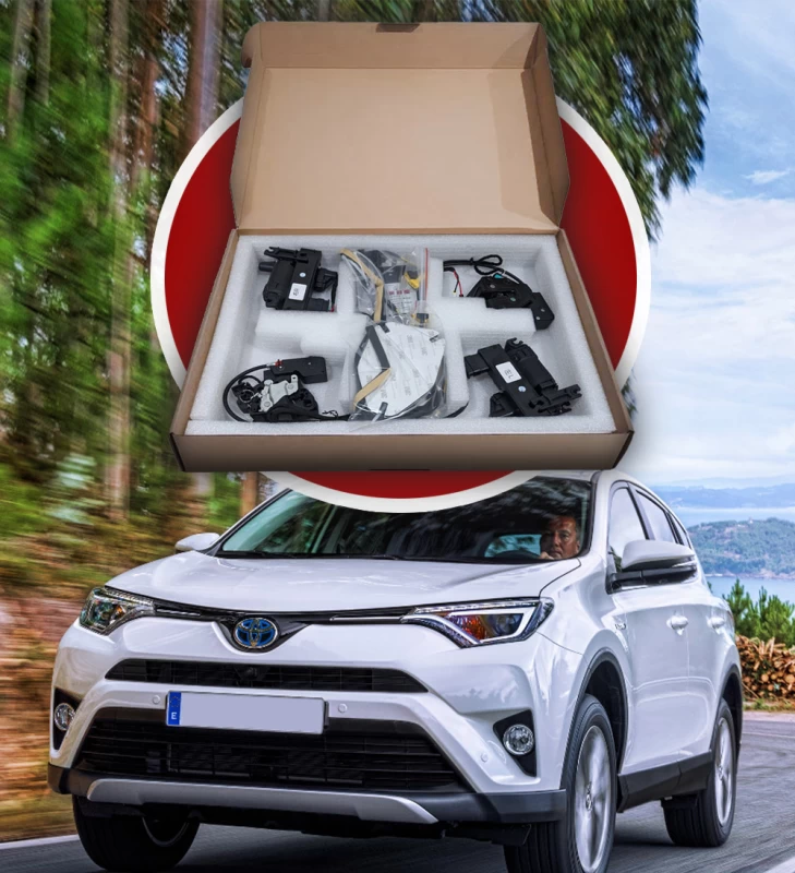 Zestaw domykania drzwi do Toyota Rav-4 2013–2019