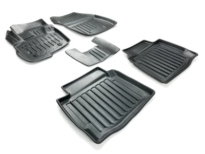 Polyurethane floor mats for Ford Mondeo/Fusion 2015-, 4 pcs, with raised edges, Stingray, 5007055