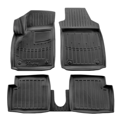 Polyurethane floor mats for Fiat 500 2007- Europe, with raised edges, 5 pcs Stingray 5006055