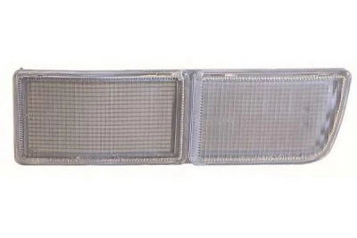 Odblask zderzaka przedni lewy Volkswagen Golf 3 1991-1996, biały, Depo, 441-1609L