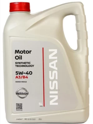 Olej silnikowy Nissan Motor Oil 5W-40, 5 L Nissan KE90090042
