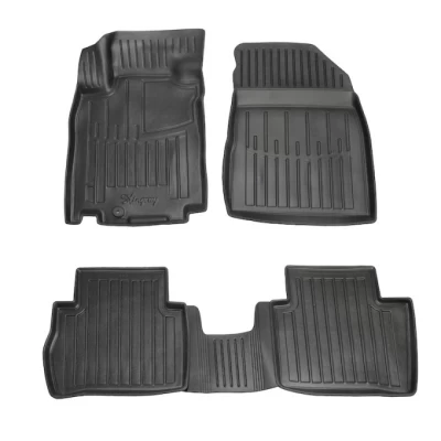 Dywaniki poliuretanowe do Nissan Tiida C11 2004-2011 z podwyższonymi rantami, 4 szt. Stingray 5014344