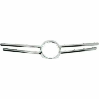 Atrapa chłodnicy Volkswagen Touareg 2007-2009, górna zewnętrzna, chromowana, AVTM, 187410991