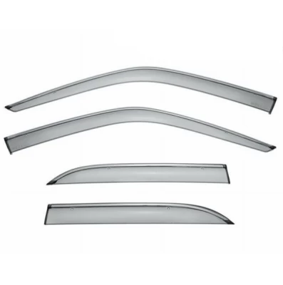 Owiewki szyb do (z chromowaną listwą) Toyota LC300/Lexus LX 2021 WELLvisors 3-847LX028