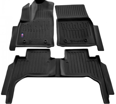 Dywaniki poliuretanowe do Toyota Land Cruiser 300 2021-, z podwyższonymi rantami, 5 szt., Stingray, 5022085