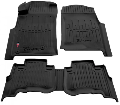 Dywaniki poliuretanowe do Toyota Land Cruiser Prado 120 2002-2009/Lexus GX 2002-2009, z podwyższonymi rantami, 5 szt., Stingray, 5022095