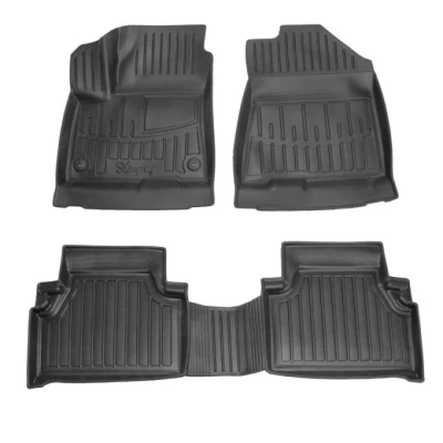 Polyurethane floor mats for KIA Soul EV 2019- with raised edges, 4 pcs Stingray 5010164 Polyurethane floor mats for KIA Soul EV 2019- with raised edges, 4 pcs Stingray 5010164