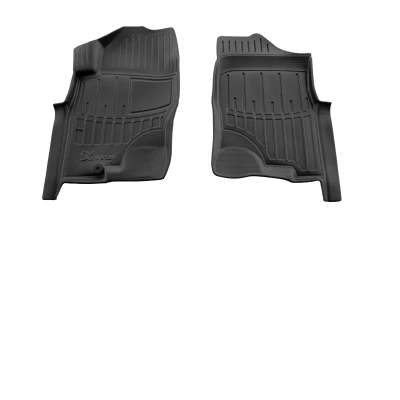 Dywaniki poliuretanowe do Nissan Navara D40 2005-2021/Pathfinder 3 R51 2005-2010 z podwyższonymi rantami, 2 szt. Stingray 5014222