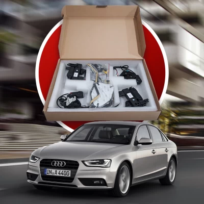 Zestaw domykania drzwi do Audi A4 B8 2007–2015, 4 szt.