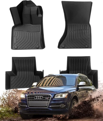 All-weather floor mats for Audi Q5 2008–2017 HAVOC™ Maximum Coverage