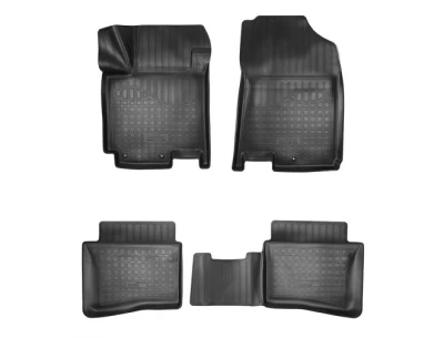 Dywaniki poliuretanowe do Hyundai i20 2 GB 2014-, 3D, Norplast, NPA11-C31-204