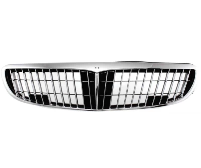 Radiator grille Nissan Maxima QX A33 2000-2006, black/chrome-plated, AVTM, 185005990
