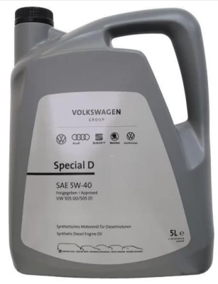 Olej silnikowy VAG Special d 5W-40, 5 L VAG GS55505M4