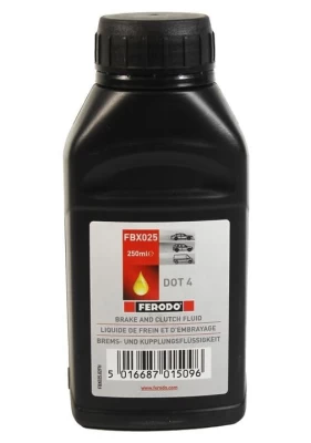 Płyn hamulcowy FERODO DOT 4 0.25 L FERODO fbx025