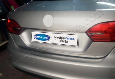 Chromowana listwa tablicy rejestracyjnej Volkswagen Jetta 2011-, OmsaLine, 7540054