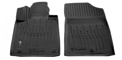 Polyurethane floor mats for Hyundai Santa Fe 4 TM 2020-, with raised edges, 2 pcs, Stingray, 5009142