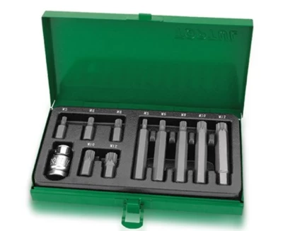 Zestaw bitów 10 mm SPLINE 11 szt. TOPTUL GAAD1102