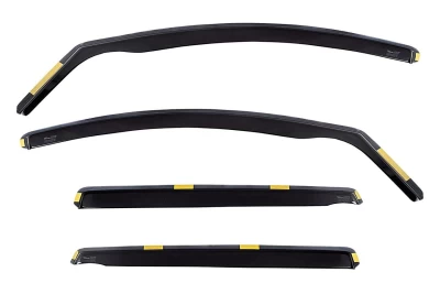 Owiewki szyb montowane w uszczelce do Audi Q7 5D 2006-2015 4 szt. 10225 Heko