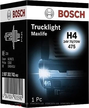 Żarówka samochodowa H4 Trucklight Maxlife 24V 75/70W P43t (1 szt.)