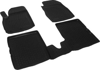 Polyurethane floor mats for Fiat Panda 2004-, L.Locker, 215030101