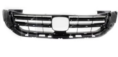 Atrapa chłodnicy Honda Accord 9 2013-2015, zewnętrzna, czarny połysk, bez listwy, AVTM, 183029996